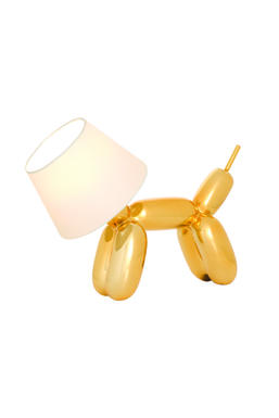 Lampe design Sompex Doggy Or résine 79001
