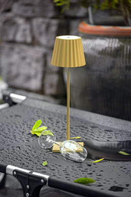Lampe extérieure rechargeable Sompex Troll 2.0 Jaune Aluminium 78172
