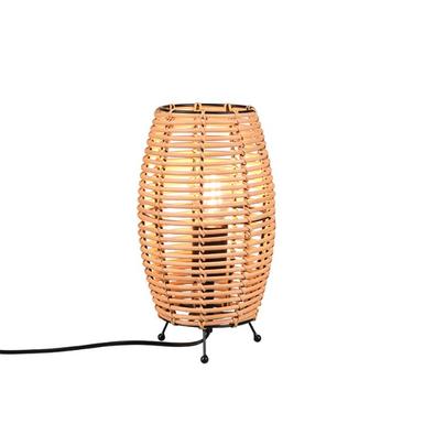 Lampe à poser Inga - Trio - Ø 16 cm - 1xE27 - Naturel - 512200136