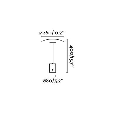 Lampe led Faro Hoshi Or Métal 28387