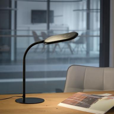 Lampe led Leuchten Direkt Kelly Noir Métal 14405-18