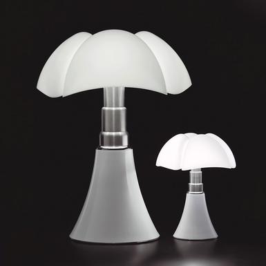 Lampe led led " mini " Martinelli-luce pipistrello Blanc - Inox 620/J/DIM/BI