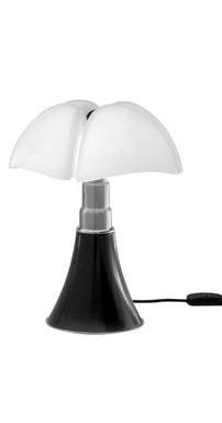Lampe led "mini" Martinelli-luce pipistrello Marron foncé Inox 620/J/DIM/MA