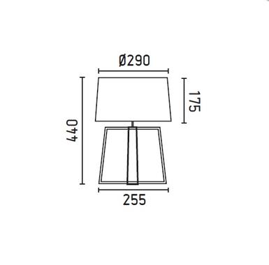 Lampe scandinave Faro Bliss Bois /tissu 28401