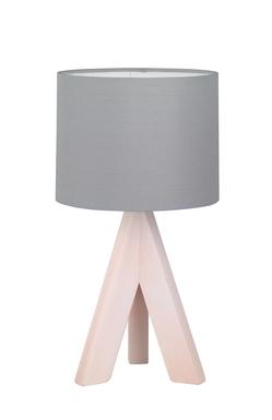 Lampe scandinave Trio Ging Gris Cendre Bois R50741042