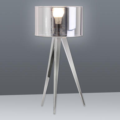 Lampes 1 lampes design Näve Tripod Chrome Métal 3134442