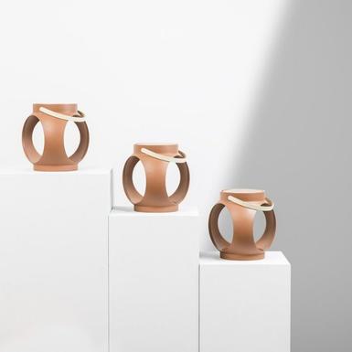 Lampe Baladeuse  extérieure Candela - Faro - Ø 23  cm - 1xLED INT - Terracotta - 70790