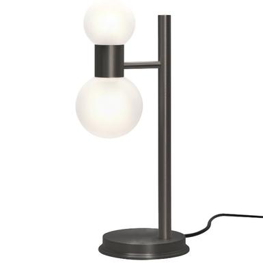 Lampe WOOL - Cvl - H36 cm - 2xG9 - Graphite - LAWOOL2SGSGDE