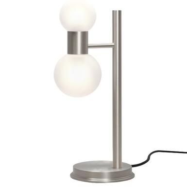 Lampe WOOL - Cvl - H36 cm - 2xG9 - Nickel - LAWOOL2SNSNDE