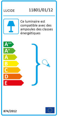 Luminaires exterieurs encastrables design Lucide Biltin Nickel satiné Aluminium 11801/01/12