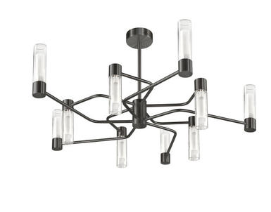 Lustre Nata - Cvl - Ø 82 cm - 10xG9 - Graphite - LUNATA10GHTU12C