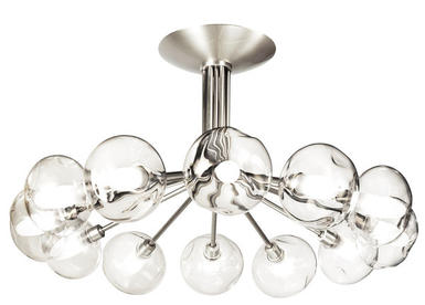 Lustre Perla - Cvl - Ø 62 cm - 12xG9 - Nickel - LUPERL12NIMETEC