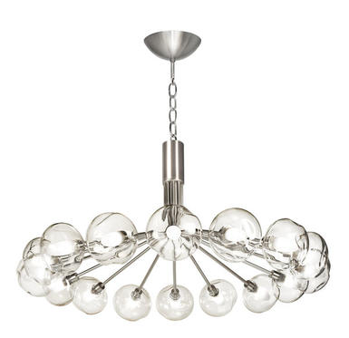 Lustre Luna - Cvl - Ø 76 cm - 16xG9 - Nickel - LULUNA16NIMETEC