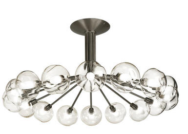 Lustre Perla - Cvl - Ø 76 cm - 16xG9 - Graphite - LUPERL16GHMETEC