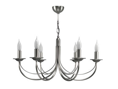 Lustre Chatelet - Cvl - Ø 70 cm - 6xE14 - Nickel - LUCHAT6NI