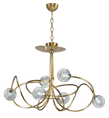 Lustre Leto Bruni - Cvl - Ø 57 cm - 6xG9 - Bruni - LULETO6BR_