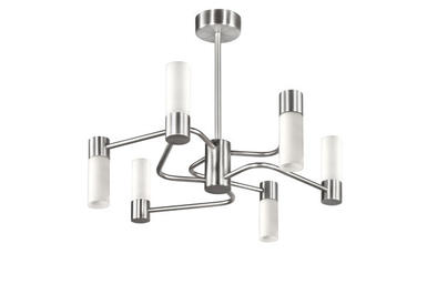 Lustre Nata - Cvl - Ø 50 cm - 6xG9 - Nickel - LUNATA6NITU10O