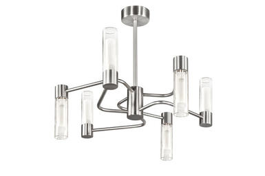 Lustre Nata - Cvl - Ø 50 cm - 6xG9 - Nickel - LUNATA6NITU12C