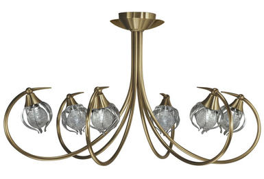 Lustre Physalis Bruni - Cvl - Ø 72 cm - 6xG9 - Bruni - LUOSIR6BRPHY5C