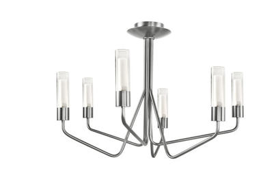 Lustre Tess - Cvl - Ø 77 cm - 6xG9 - Nickel - LUTESS6NITU12C