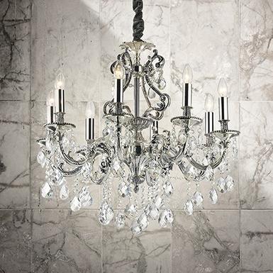 Lustre 6 lampes design Ideal lux Gioconda 044927