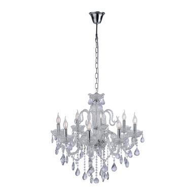 Lustre 8 lampes design Neuhaus Gracia Transparent Verre 3081-00