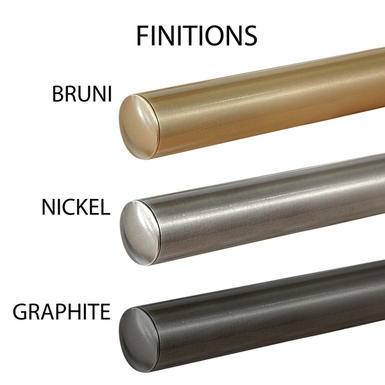 Lustre Morphée - Cvl - Ø 85 cm - 9xG9 - Nickel satiné - LUMORP9NI_
