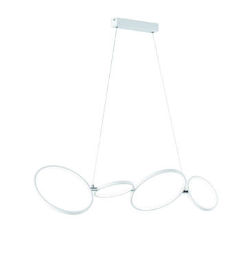 Lustre design Trio Rondo Blanc Métal 322610431