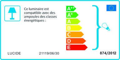 Lustre industriel Lucide Lester Noir Métal 21119/06/30