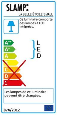 Lustre led Slamp La Belle Etoile Transparent Technopolymère ETO78SOS0001W_000