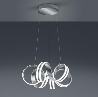 Lustre led Trio Carrera Aluminium Métal 325010105