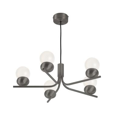 Lustre GLOBULE - Cvl - Ø 60 cm - 5xG9 - Graphite - LUGLOB5SGDE