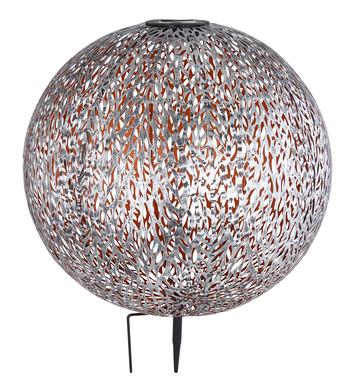 Objet lumineux extérieur led Globo Solaire Gris Métal 336270