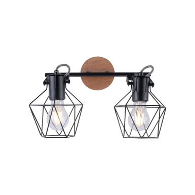 Plafonnier 2 lampes design Leuchten Direkt Jaro Beige Métal 15672-78