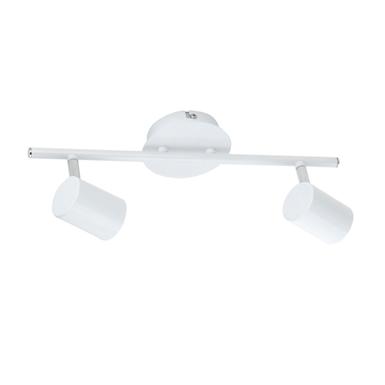 Plafonnier 2 lampes design Leuchten Direkt Tarik Blanc Métal 11942-16