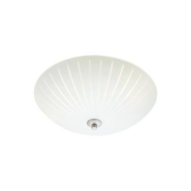 Plafonnier 2 lampes design Markslöjd Cut Gris Métal 107758