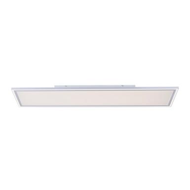 Plafonnier 2 lampes led Leuchten Direkt Edging Blanc Acier inoxydable 14852-16