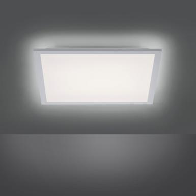 Plafonnier 2 lampes led Leuchten Direkt Flat Blanc Plastique 12201-16