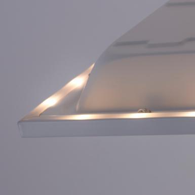 Plafonnier 2 lampes led Leuchten Direkt Flat Blanc Plastique 12204-16