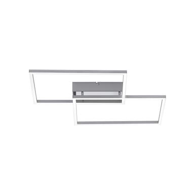 Plafonnier 2 lampes led Leuchten Direkt Iven Gris Plastique 14018-55