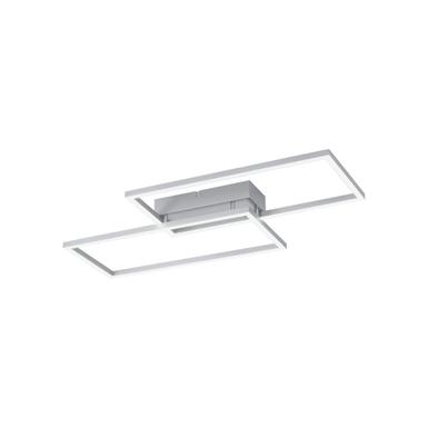 Plafonnier 2 lampes led Leuchten Direkt Iven Gris Métal 14140-55