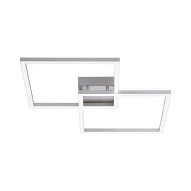 Plafonnier 2 lampes led Leuchten Direkt Lolasmart-Maxi Gris Aluminium 16429-55