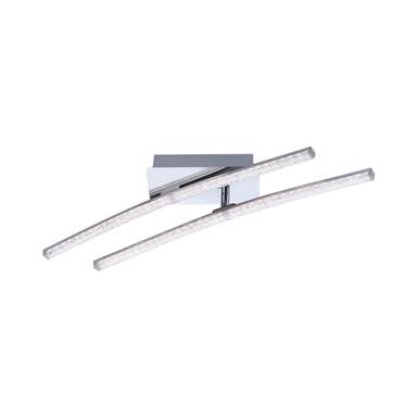 Plafonnier 2 lampes led Leuchten Direkt Simon Chrome Métal 11290-17