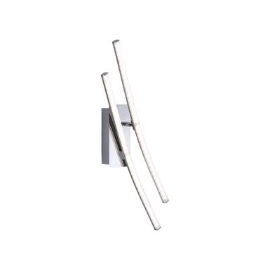 Plafonnier 2 lampes led Leuchten Direkt Simon Gris métallique Métal 11270-55