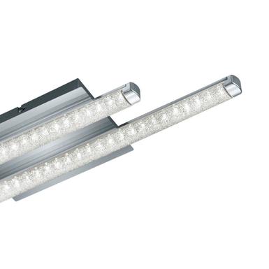 Plafonnier 2 lampes led Trio Street Chrome Métal R62812100