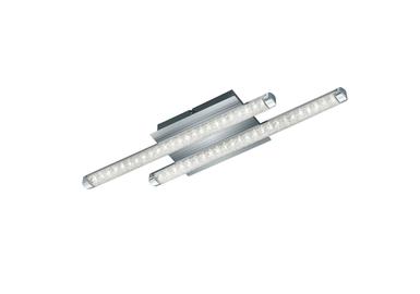 Plafonnier 2 lampes led Trio Street Chrome Métal R62812100