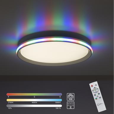 Plafonnier 2 lumières led Leuchten Direkt Galactica Blanc Métal 15555-16