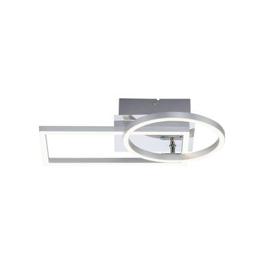 Plafonnier 2 lumières led Leuchten Direkt Iven Gris Métal 14031-55