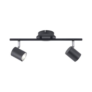 Plafonnier 2 lumières led Leuchten Direkt Tarik Gris anthracite Métal 11942-13