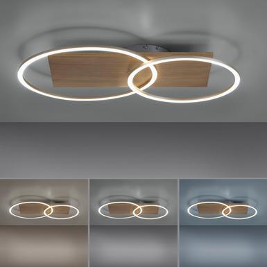 Plafonnier 2 lumières led Neuhaus Palma Beige Fer 8329-79